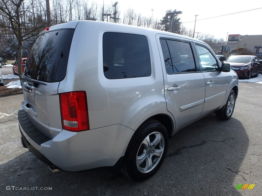 2015 Pilot EX-L 4WD - Alabaster Silver Metallic / Black photo #5