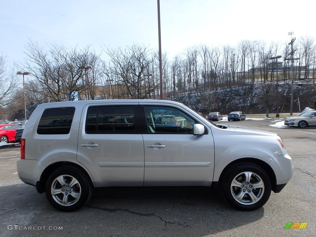 2015 Pilot EX-L 4WD - Alabaster Silver Metallic / Black photo #6