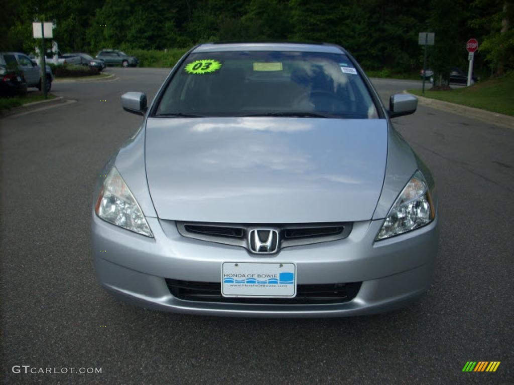 2003 Accord EX Sedan - Satin Silver Metallic / Black photo #6