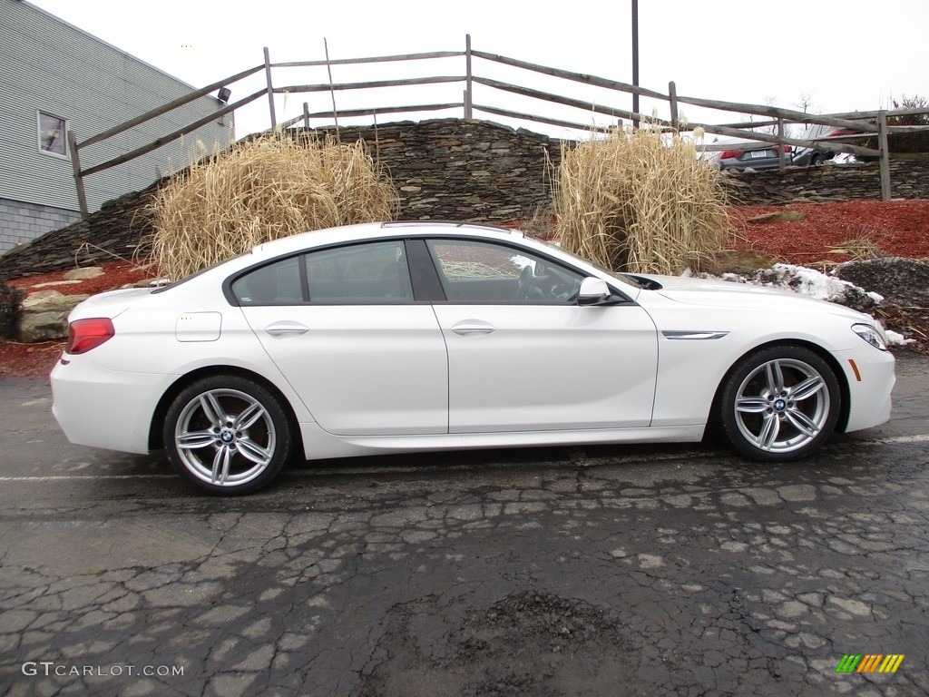 2018 6 Series 640i xDrive Gran Coupe - Alpine White / Black photo #2