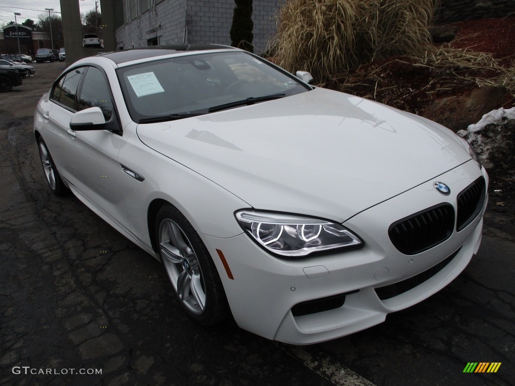 2018 6 Series 640i xDrive Gran Coupe - Alpine White / Black photo #9