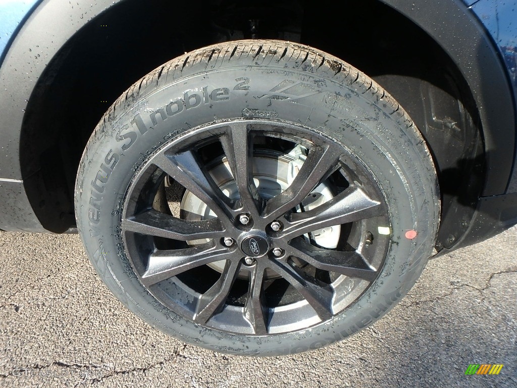 2018 Explorer XLT 4WD - Blue Metallic / Ebony Black photo #2