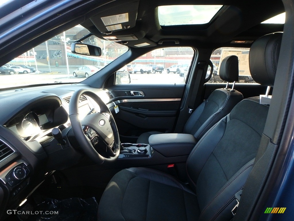 2018 Explorer XLT 4WD - Blue Metallic / Ebony Black photo #10