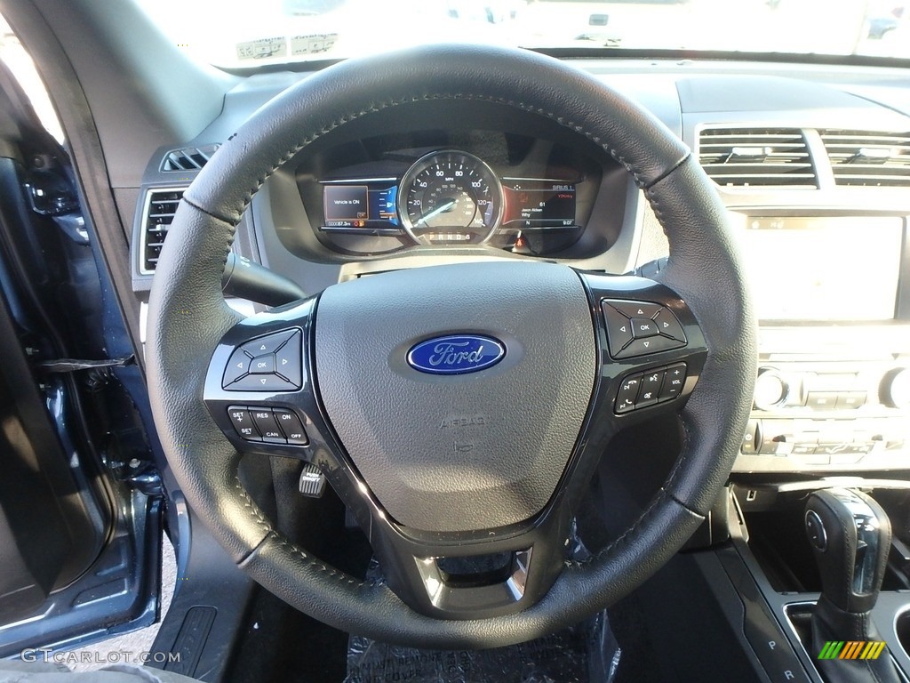 2018 Explorer XLT 4WD - Blue Metallic / Ebony Black photo #16