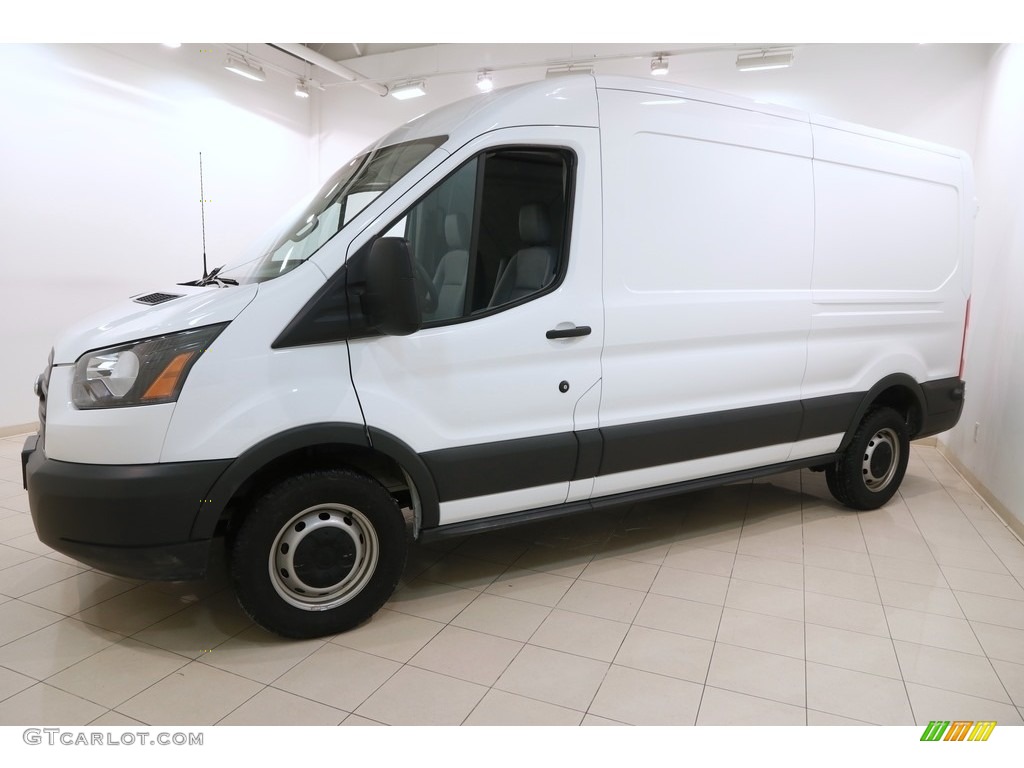 2017 Transit Van 250 MR Long - Oxford White / Pewter photo #3