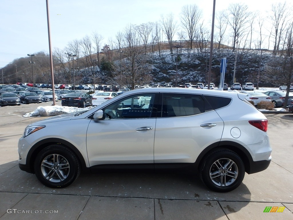 2017 Santa Fe Sport AWD - Sparkling Silver / Gray photo #6