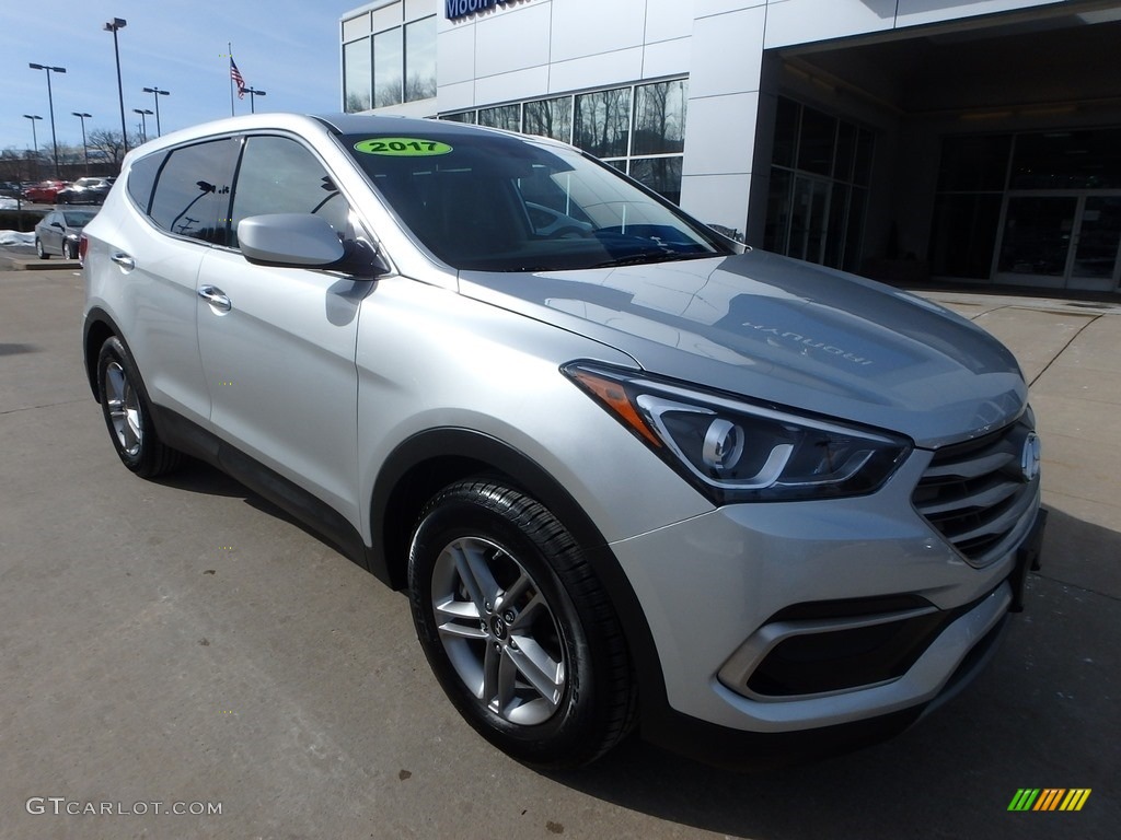 2017 Santa Fe Sport AWD - Sparkling Silver / Gray photo #9