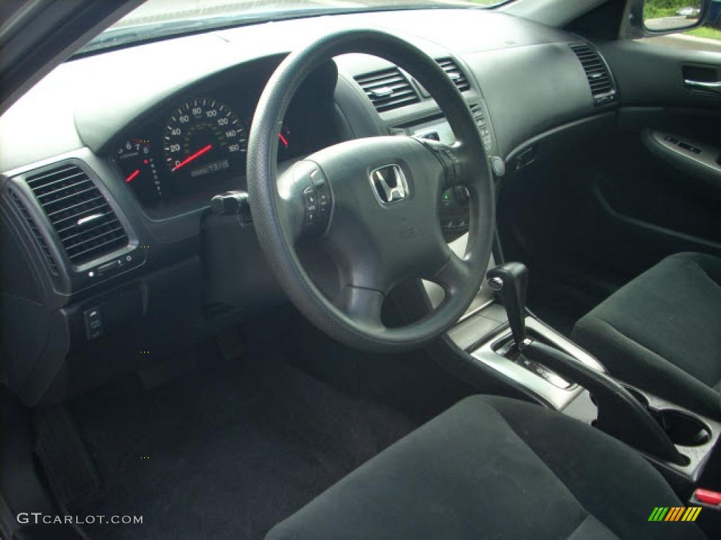 2003 Accord EX Sedan - Satin Silver Metallic / Black photo #9