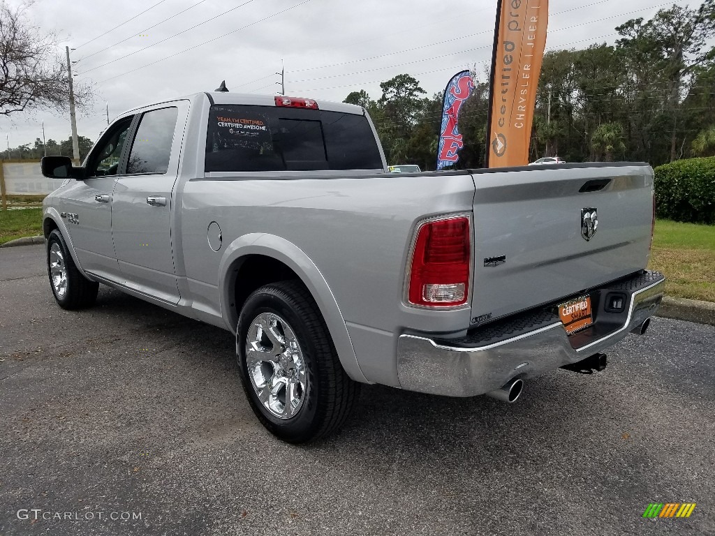 2018 1500 Laramie Crew Cab - Bright Silver Metallic / Black photo #3