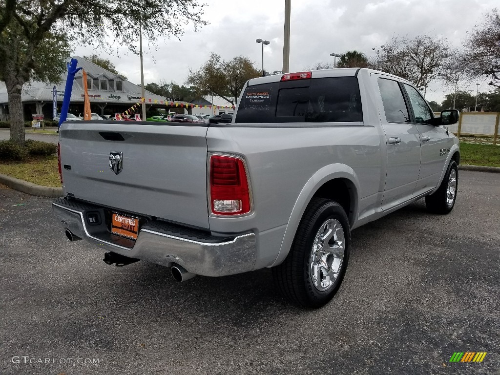 2018 1500 Laramie Crew Cab - Bright Silver Metallic / Black photo #5