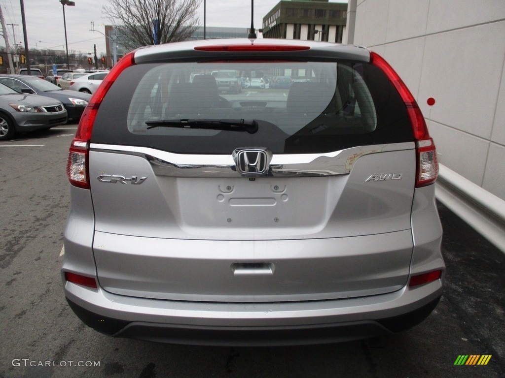 2015 CR-V LX AWD - Alabaster Silver Metallic / Black photo #4