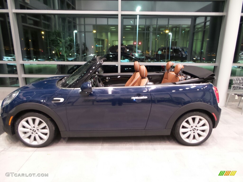2018 Convertible Cooper - Lapisluxury Blue / Chesterfield/Malt Brown photo #4