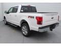 2018 White Platinum Ford F150 Lariat SuperCrew 4x4  photo #8