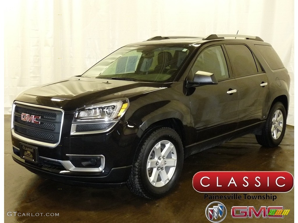 2015 Acadia SLE AWD - Carbon Black Metallic / Ebony photo #1