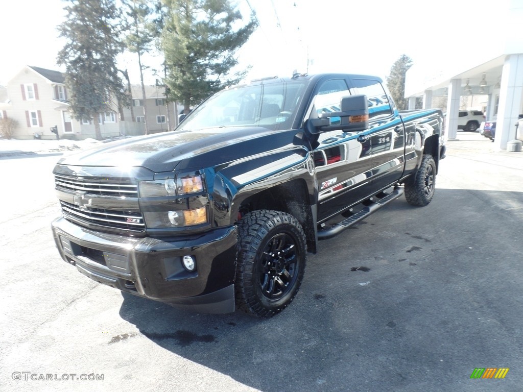 2018 Silverado 2500HD LT Crew Cab 4x4 - Black / Jet Black photo #1