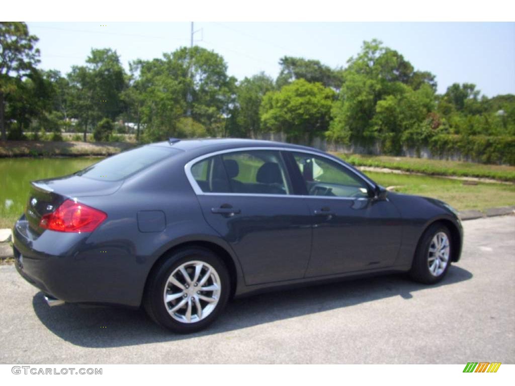 2009 G 37 Sedan - Blue Slate Metallic / Graphite photo #1