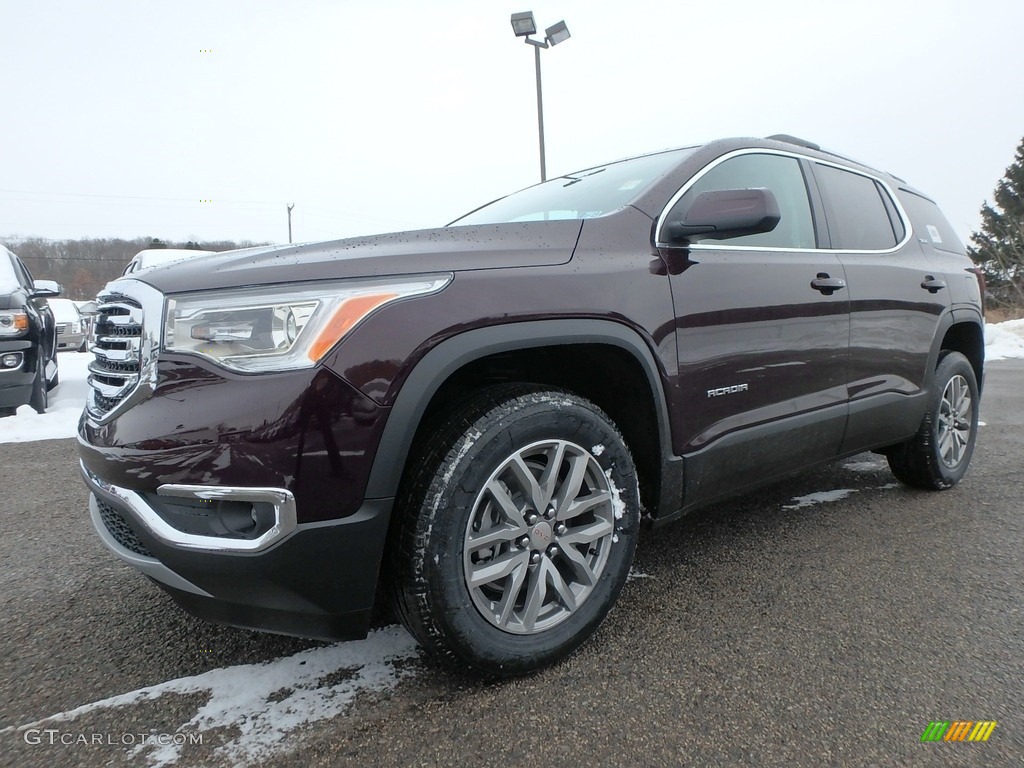 Black Cherry Metallic GMC Acadia