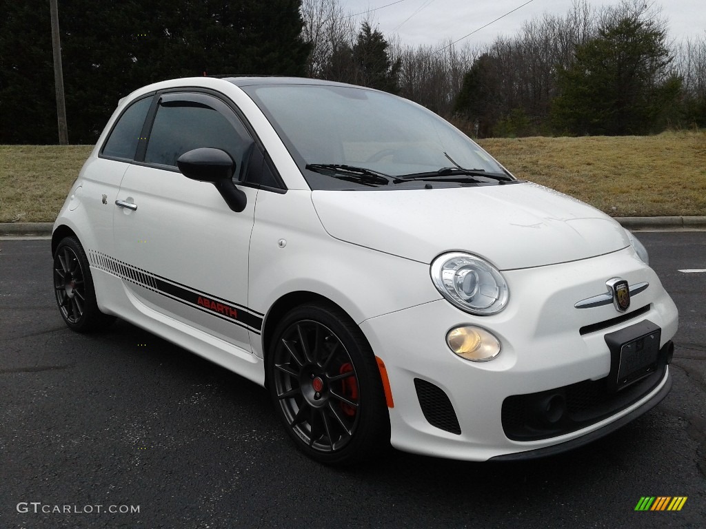 2013 500 Abarth - Bianco (White) / Abarth Nero/Nero (Black/Black) photo #4