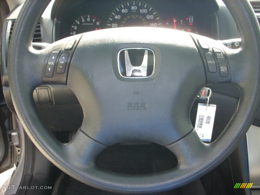 2003 Accord EX Sedan - Satin Silver Metallic / Black photo #15