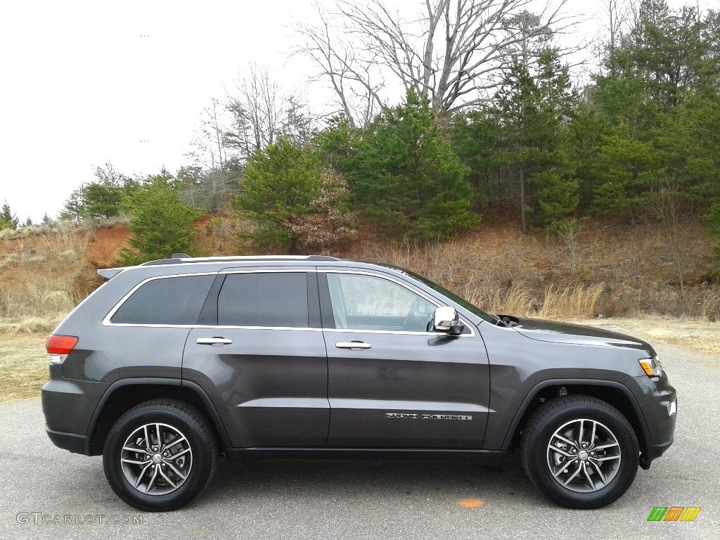 2018 Grand Cherokee Limited 4x4 - Granite Crystal Metallic / Black/Light Frost Beige photo #5