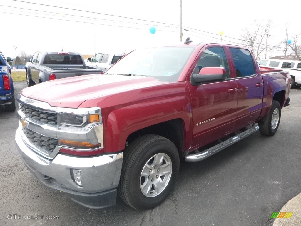 2018 Silverado 1500 LT Crew Cab 4x4 - Cajun Red Tintcoat / Jet Black photo #7