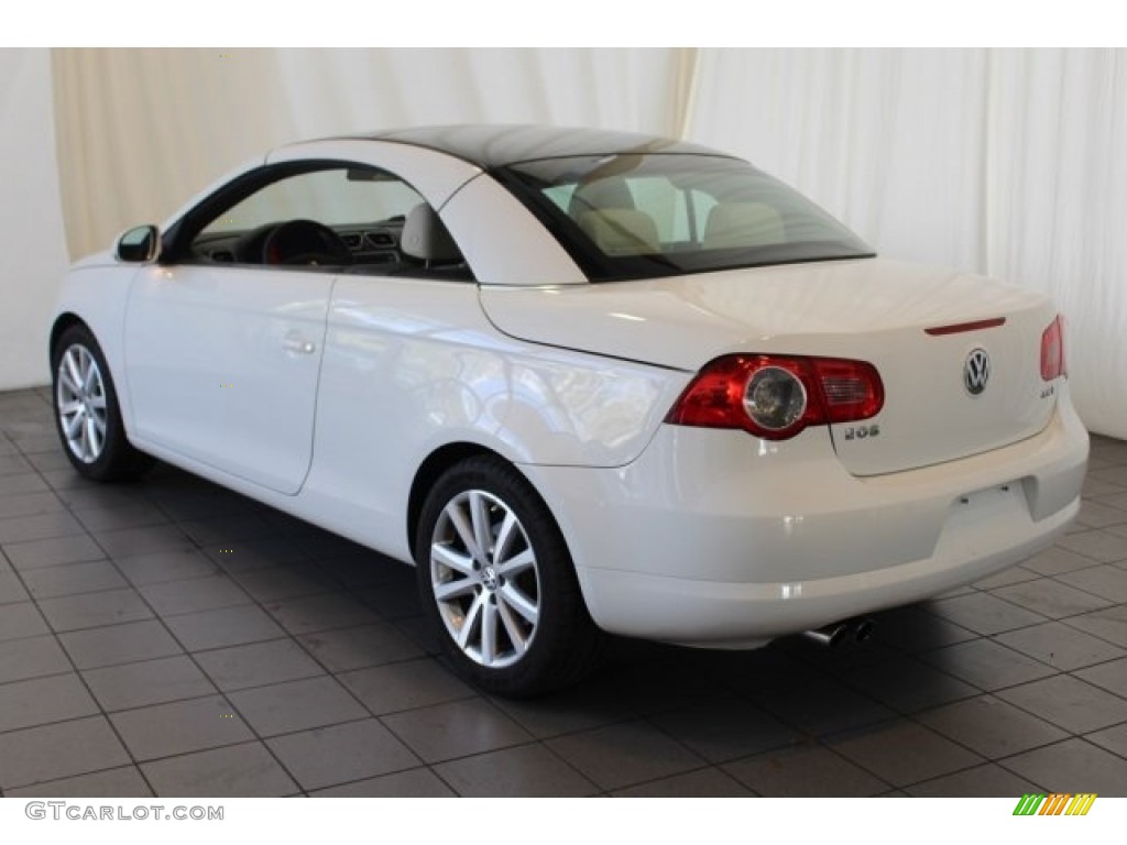 2008 Eos 2.0T - Candy White / Cornsilk Beige photo #7