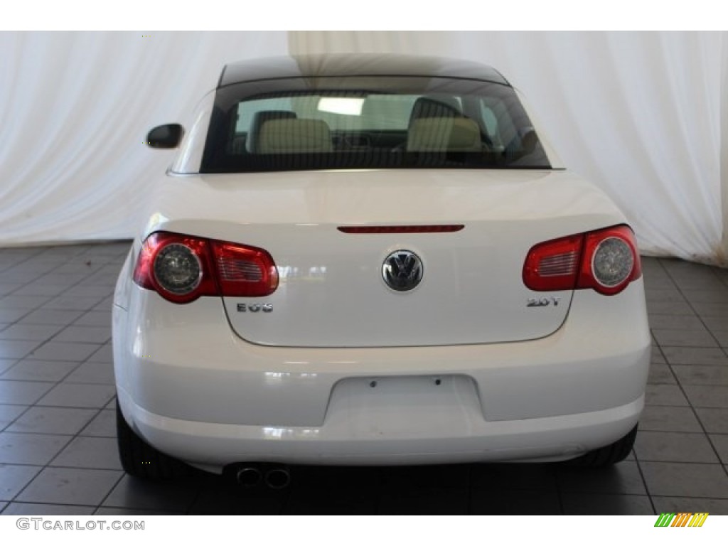 2008 Eos 2.0T - Candy White / Cornsilk Beige photo #8