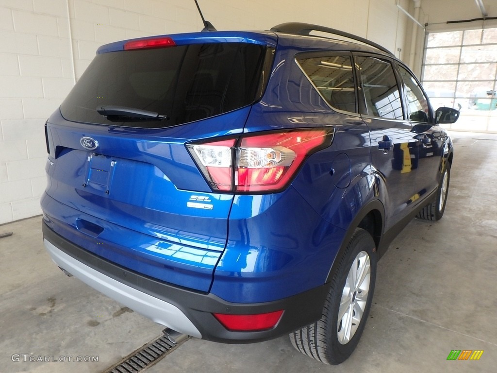 2018 Escape SEL 4WD - Lightning Blue / Charcoal Black photo #2
