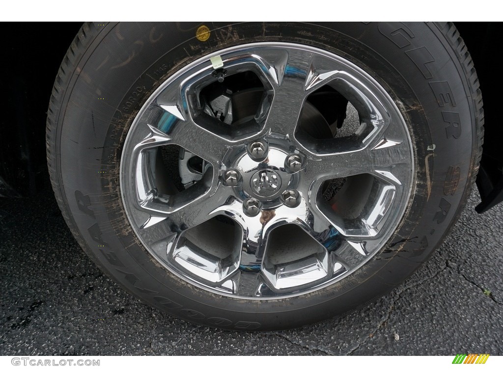 2018 1500 Laramie Crew Cab - Brilliant Black Crystal Pearl / Black photo #14
