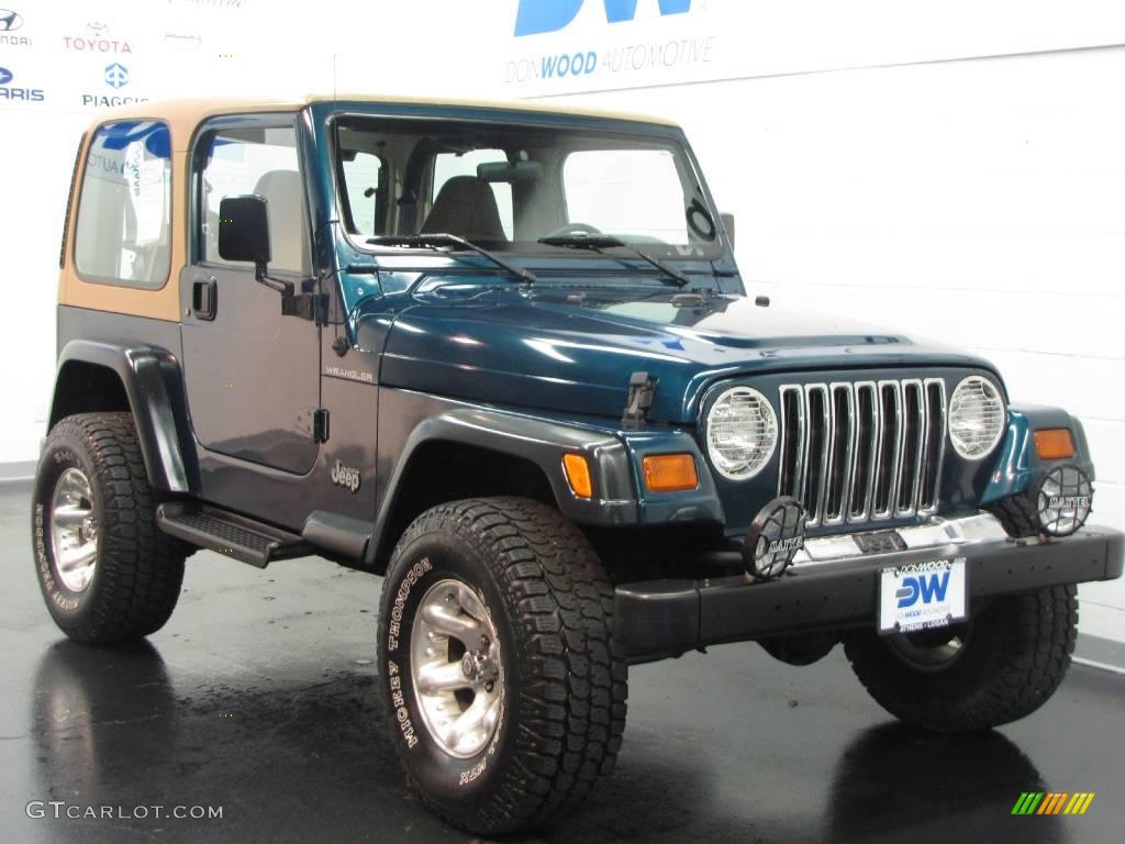 Emerald Green Pearl Jeep Wrangler