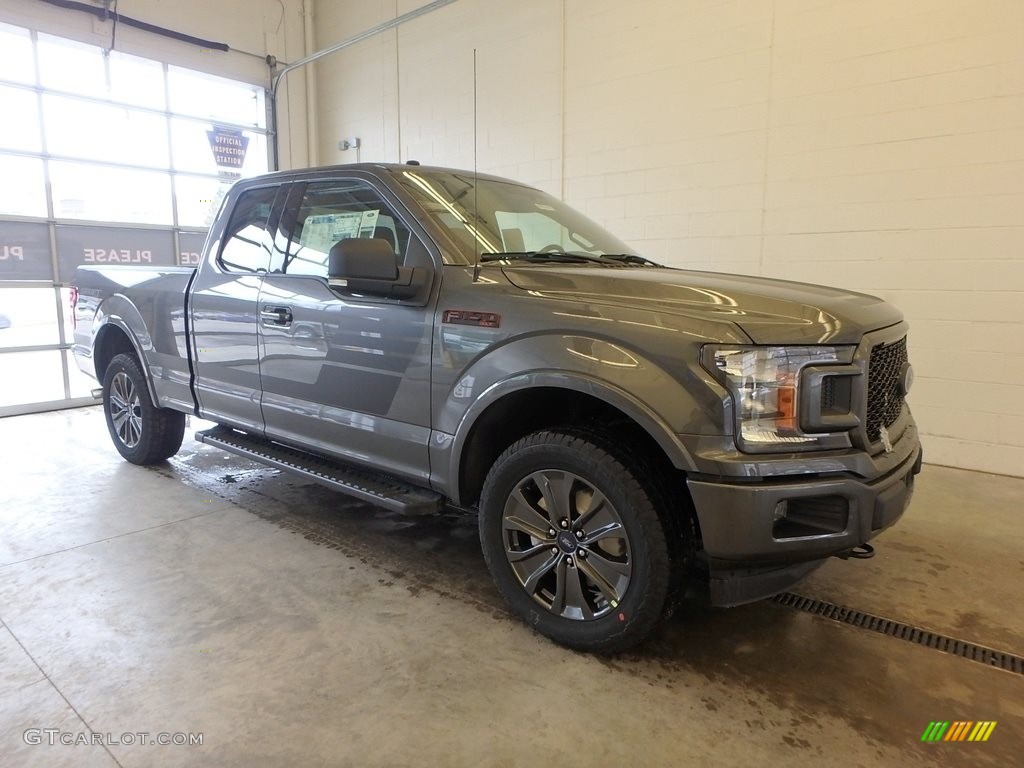 2018 F150 XLT SuperCab 4x4 - Magnetic / Black photo #1