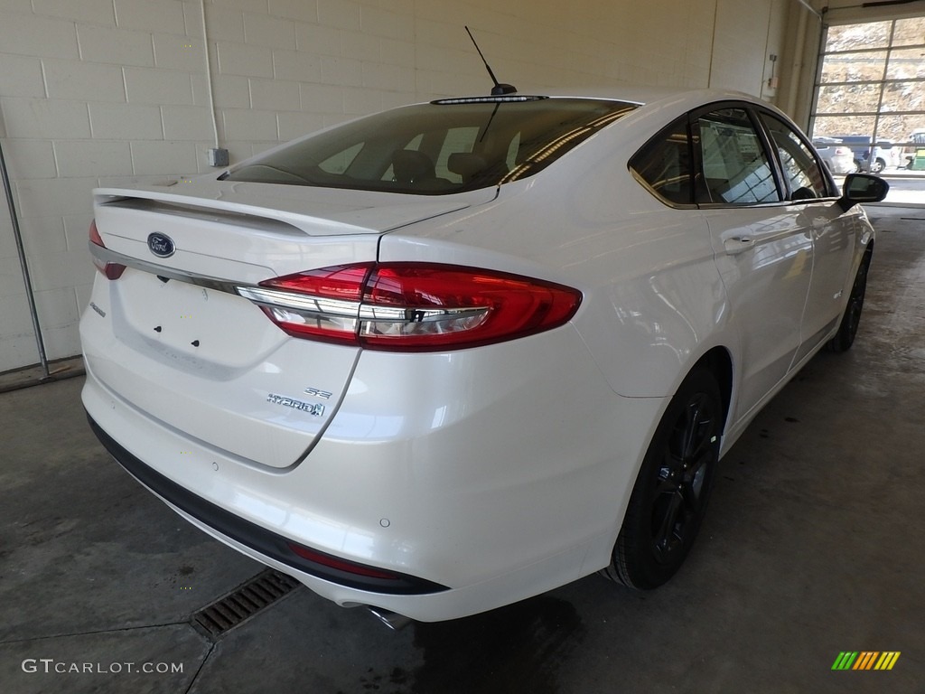 2018 Fusion Hybrid SE - White Platinum / Ebony photo #2