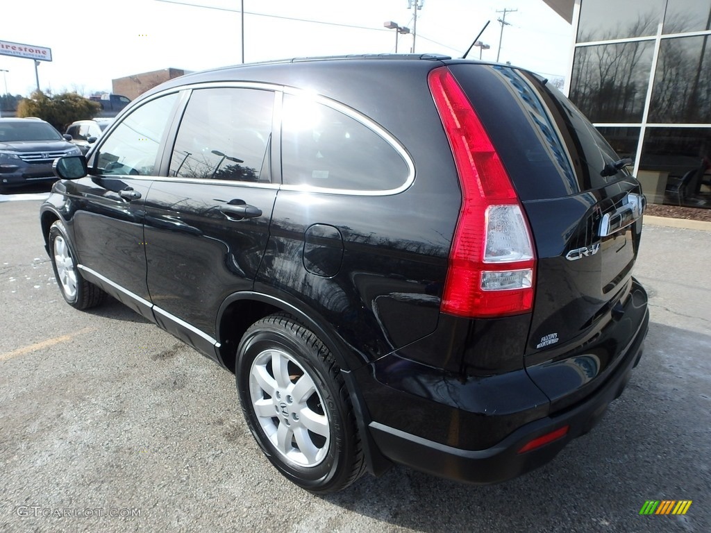 2009 CR-V EX 4WD - Crystal Black Pearl / Black photo #3