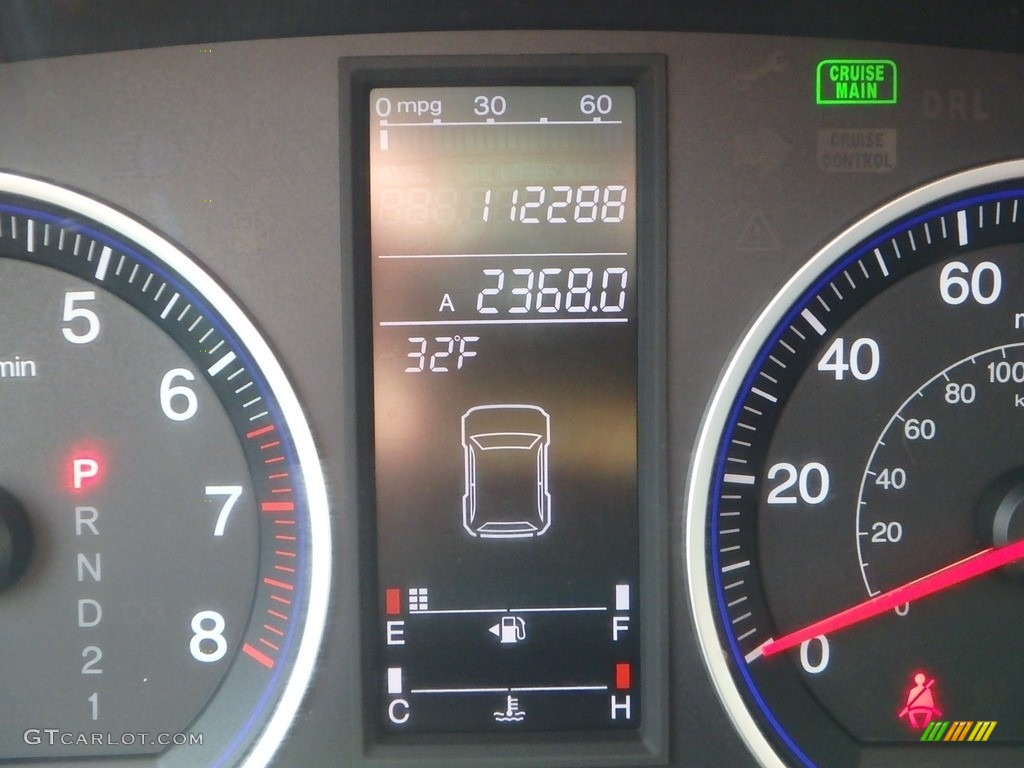 2009 CR-V EX 4WD - Crystal Black Pearl / Black photo #25