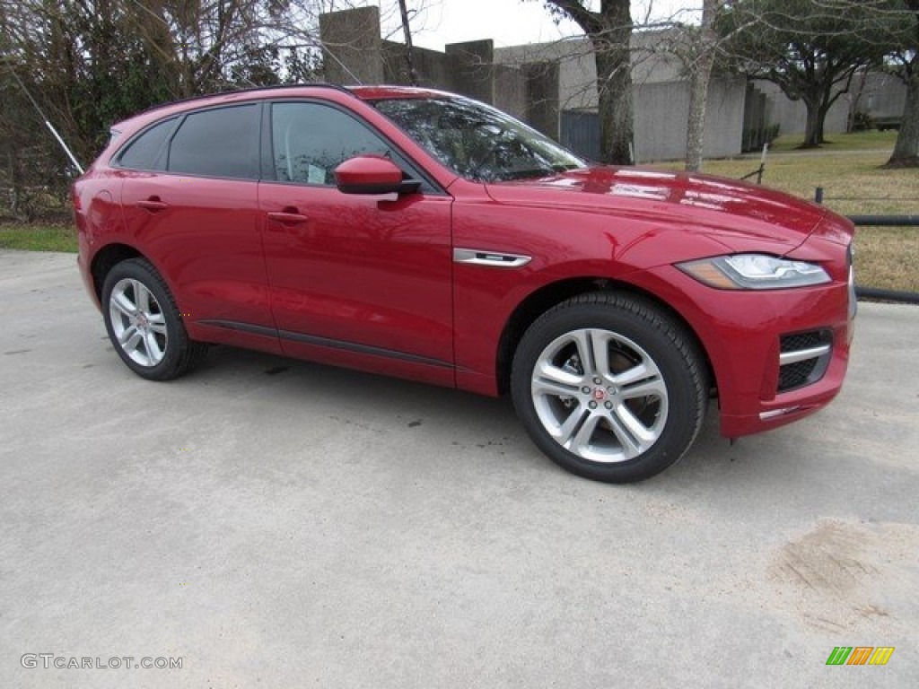 Firenze Red Metallic 2018 Jaguar F-PACE 25t AWD R-Sport Exterior Photo #125427607