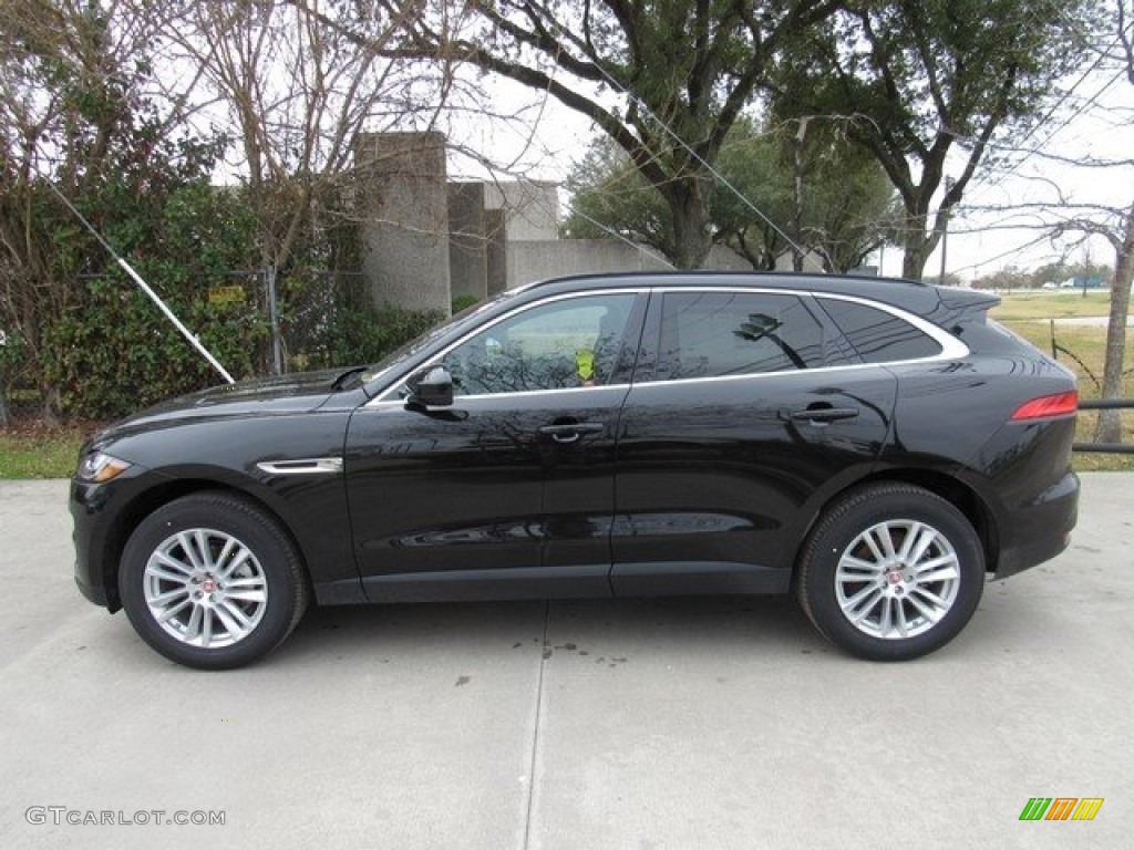 2018 F-PACE 25t AWD Prestige - Santorini Black Metallic / Ebony photo #11