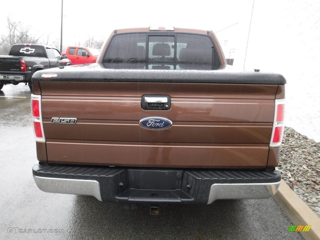 2011 F150 XLT SuperCrew 4x4 - Golden Bronze Metallic / Pale Adobe photo #14