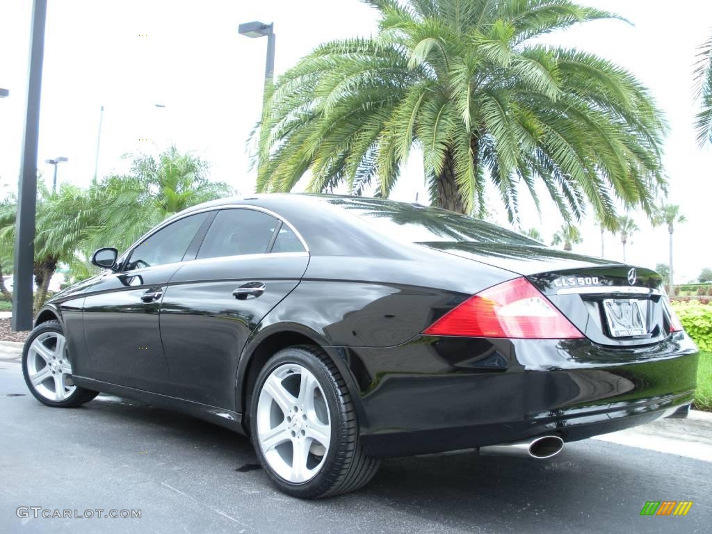 2006 CLS 500 - Black / Black photo #8