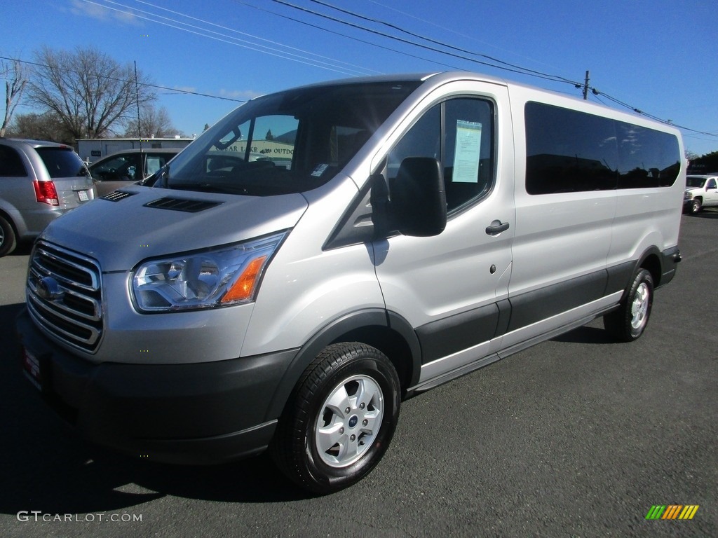 Ingot Silver 2017 Ford Transit Wagon XLT 350 LR Long Exterior Photo #125439352