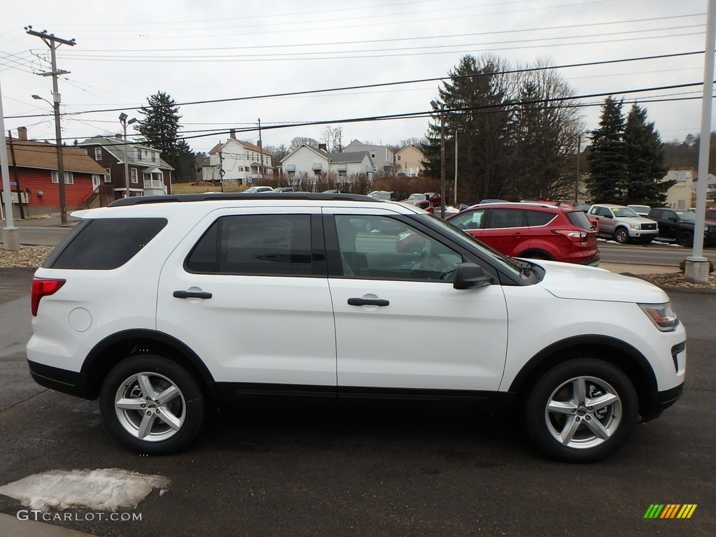 2018 Explorer 4WD - Oxford White / Medium Stone photo #4