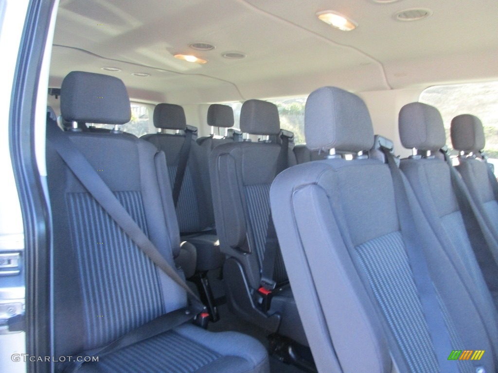 Charcoal Black Interior 2017 Ford Transit Wagon XLT 350 LR Long Photo #125439559