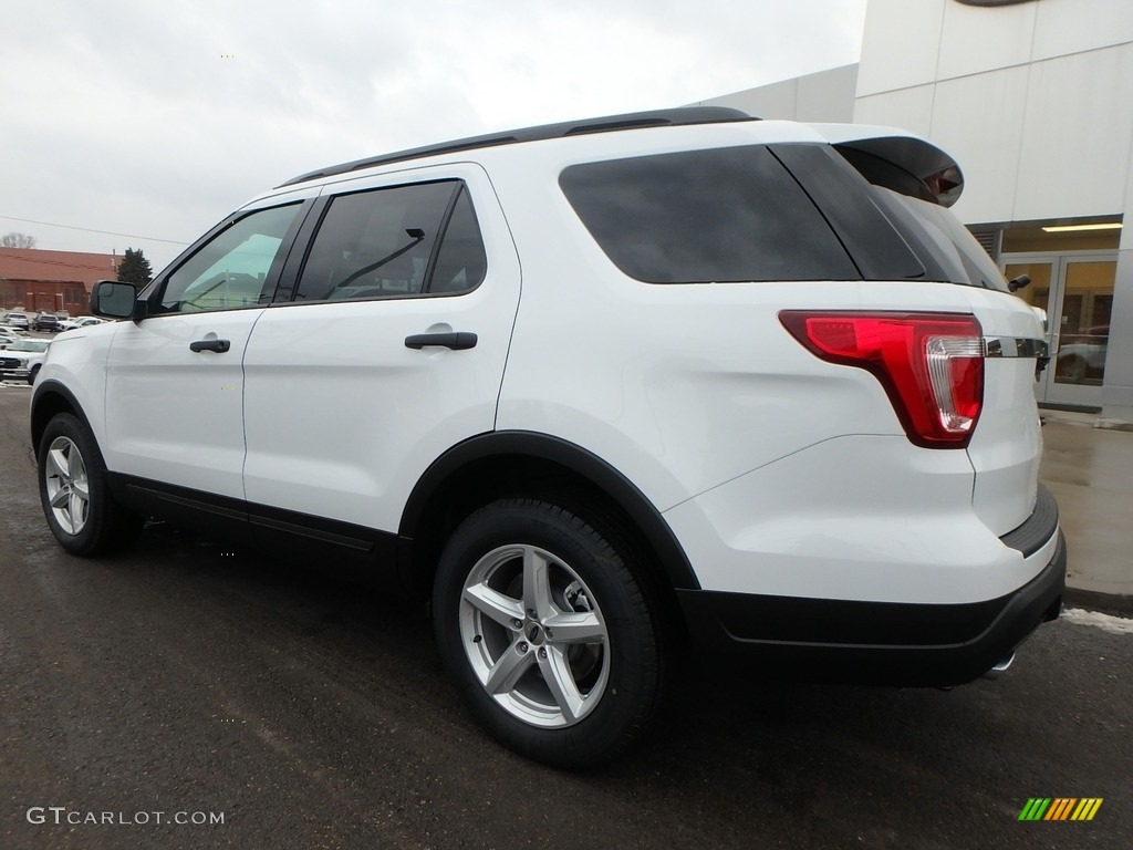 2018 Explorer 4WD - Oxford White / Medium Stone photo #8