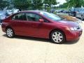 2007 Tango Red Pearl Honda Civic LX Sedan  photo #7