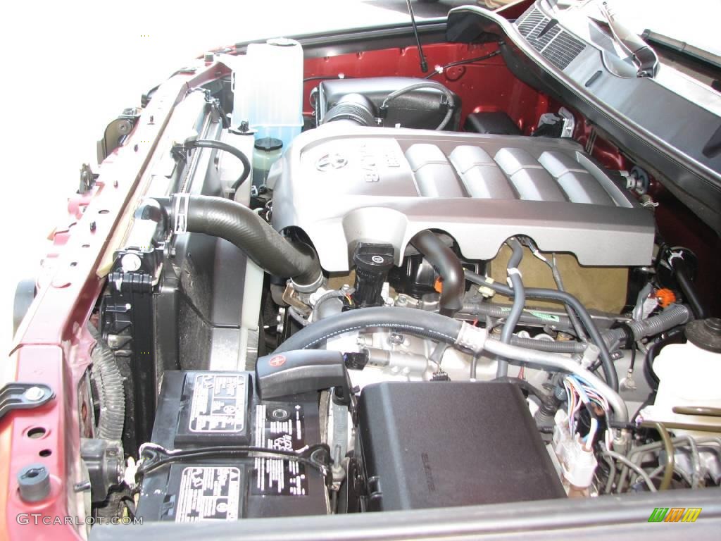 2008 Tundra SR5 TSS Double Cab - Salsa Red Pearl / Beige photo #17