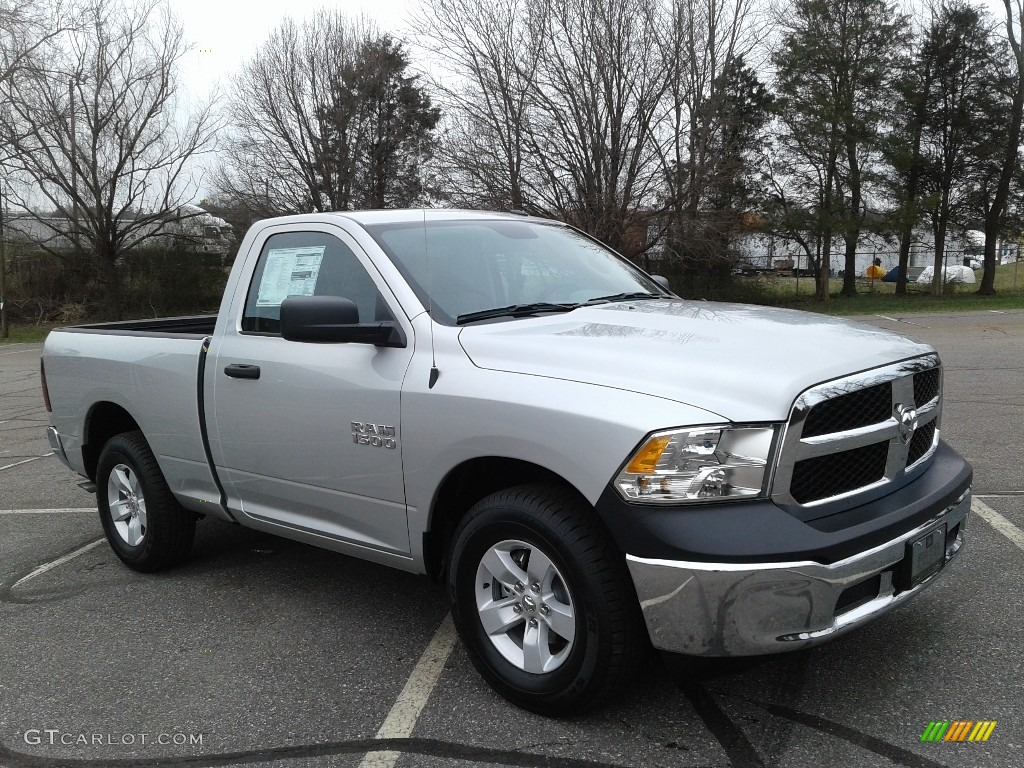 2018 1500 Tradesman Regular Cab - Bright Silver Metallic / Black/Diesel Gray photo #4
