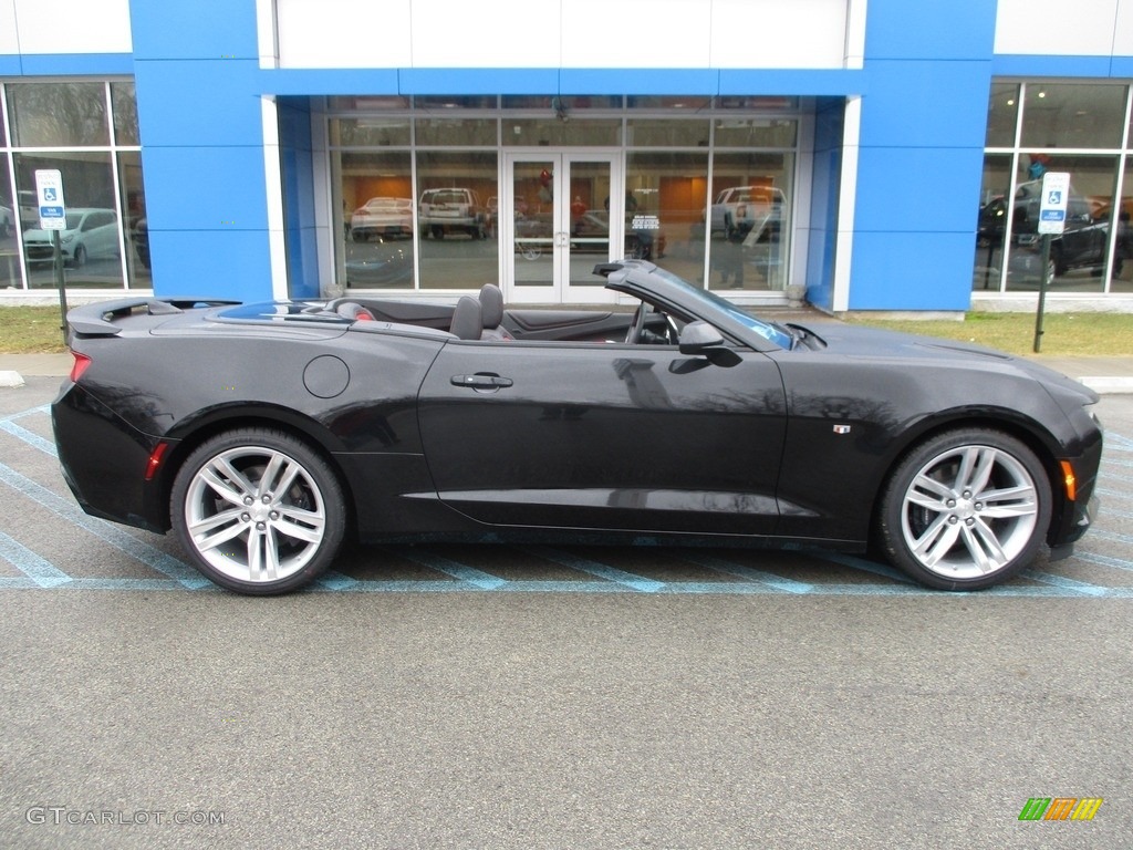 Black 2018 Chevrolet Camaro SS Convertible Exterior Photo #125442496