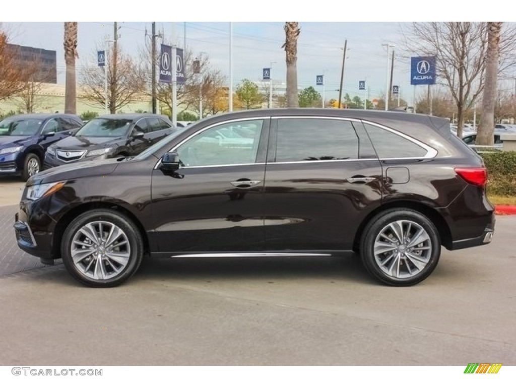 Crystal Black Pearl 2018 Acura MDX AWD Exterior Photo #125442646