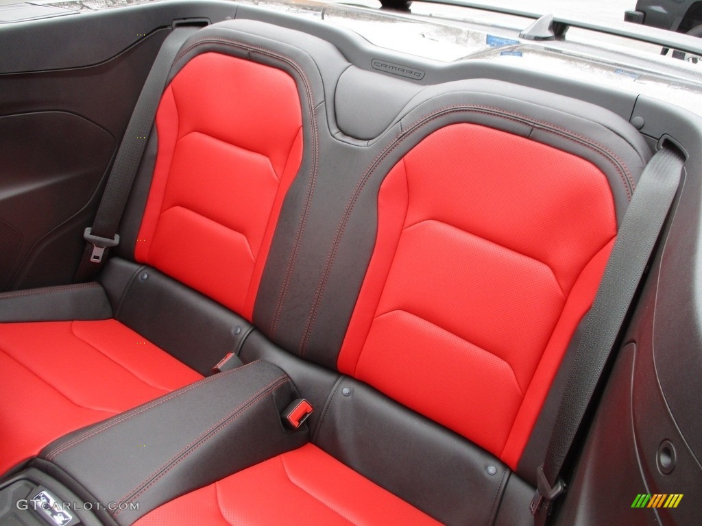 Adrenaline Red Interior 2018 Chevrolet Camaro SS Convertible Photo #125442841