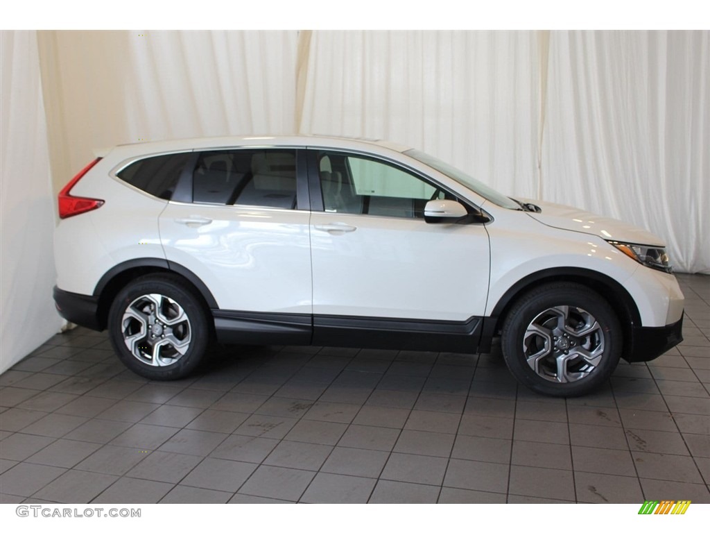 2018 CR-V EX - White Diamond Pearl / Ivory photo #3