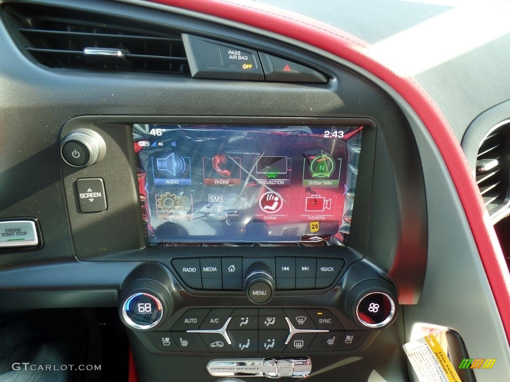 2019 Chevrolet Corvette Grand Sport Coupe Controls Photo #125444755
